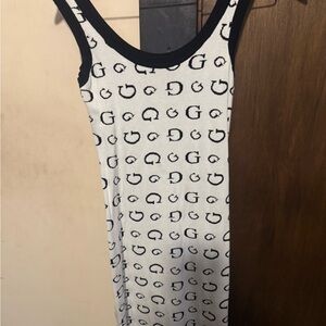 Guess brand tank body con dress by worn once